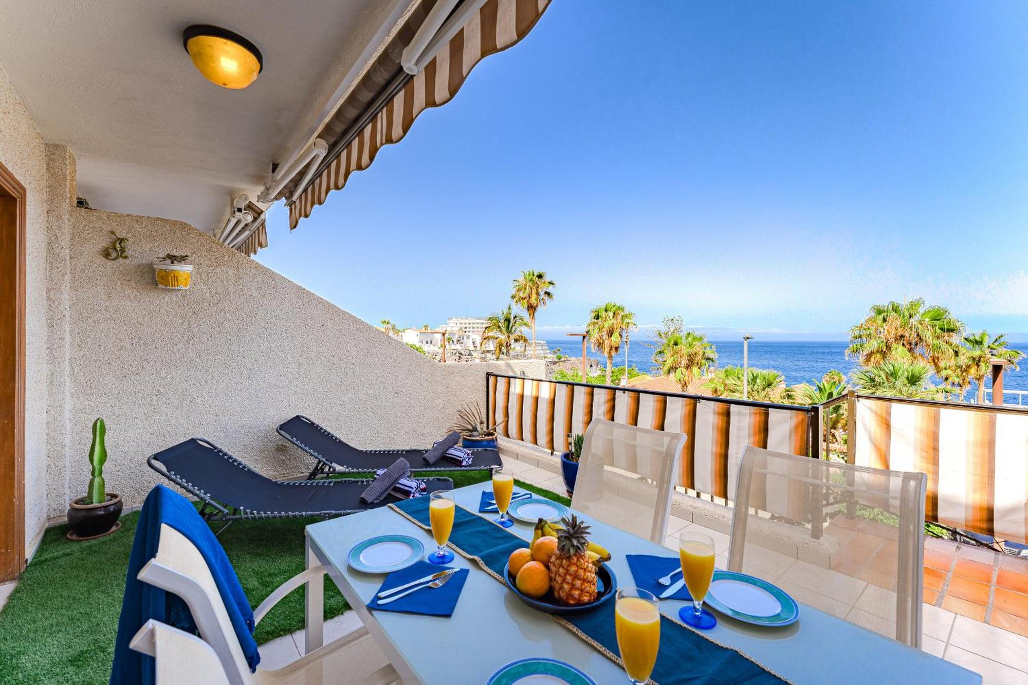 פוארטו דה סנטיאגו Sea View Apartment Deja Blue - Los Gigantes מראה חיצוני תמונה