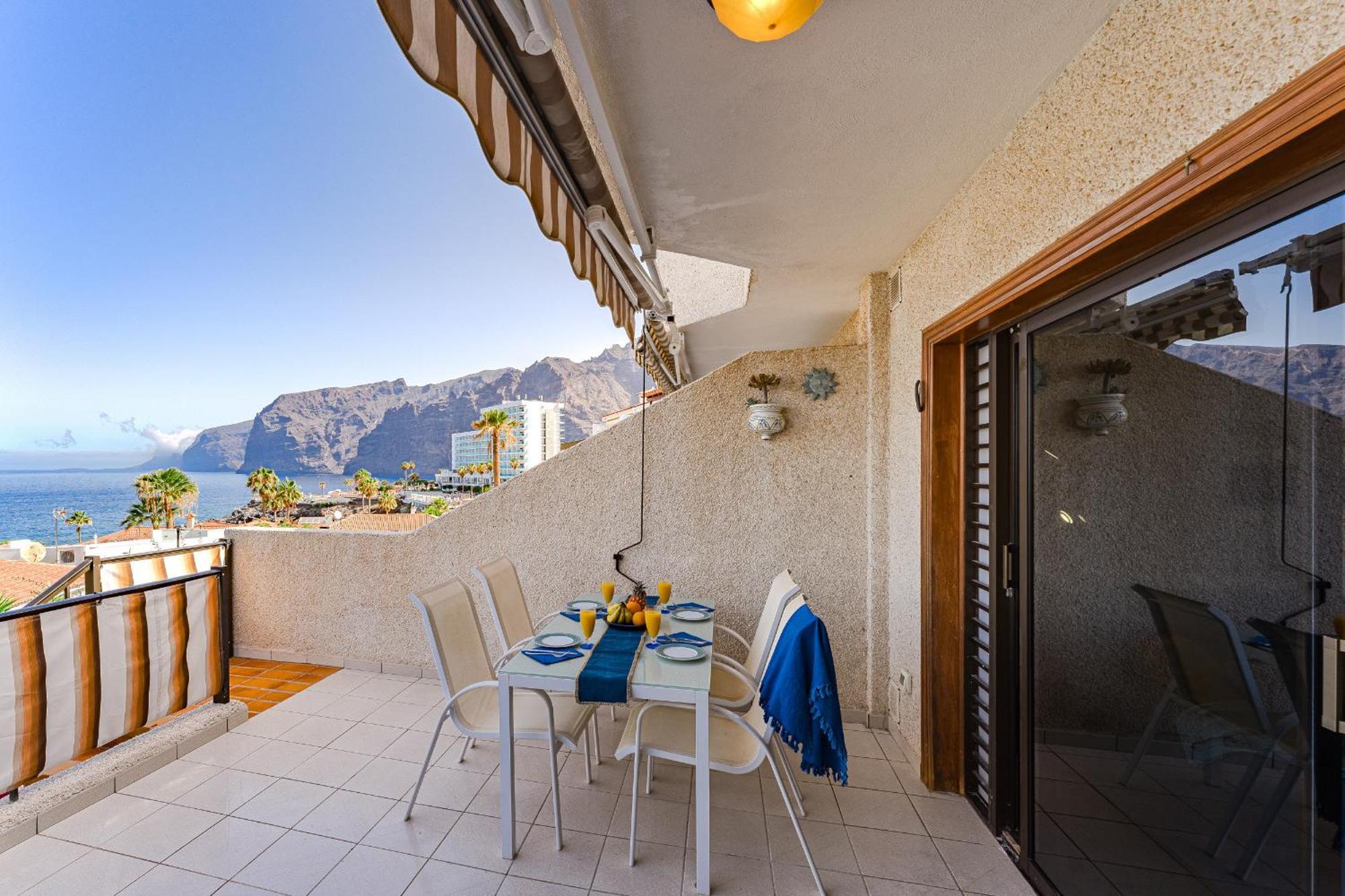 פוארטו דה סנטיאגו Sea View Apartment Deja Blue - Los Gigantes מראה חיצוני תמונה