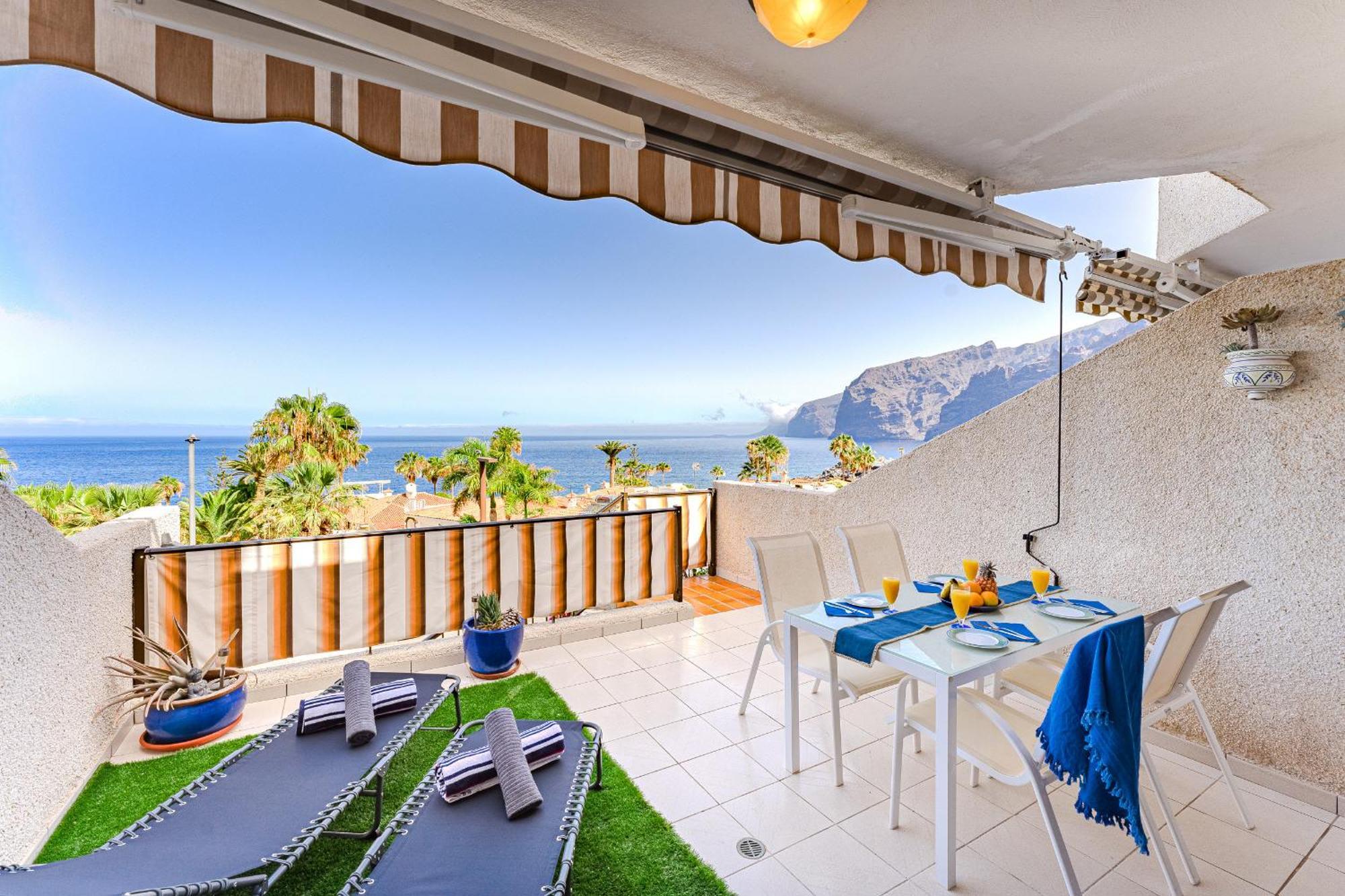 פוארטו דה סנטיאגו Sea View Apartment Deja Blue - Los Gigantes מראה חיצוני תמונה